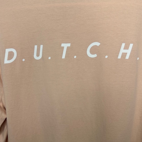 Dutch Bros Light Pink Long Sleeve Tee “Friends” Style Dutch DB 1992 SMALL+LARGE - Picture 5 of 6